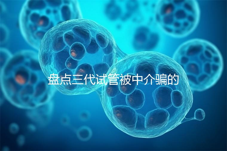 盤點三代試管被中介騙的經歷,如何應對過去的人有發(fā)言權