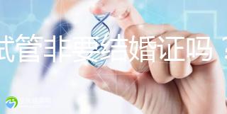做試管非要結婚證嗎？試管是不是需要結婚證