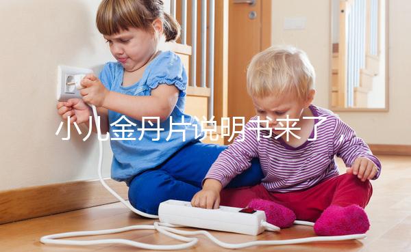 小兒金丹片說明書來了,你們要的成分配方在這兒