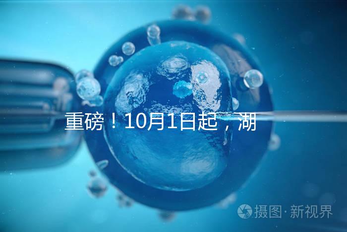 重磅！10月1日起，湖南省試管嬰兒納入醫保報銷（附29家醫保定點醫院）